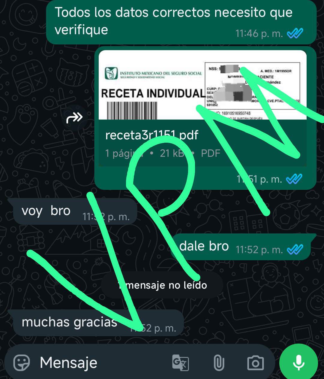 Referencia Justificante